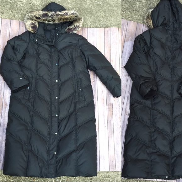 London Fog Jackets & Blazers - London Fog Black Full Length Long Down Coat